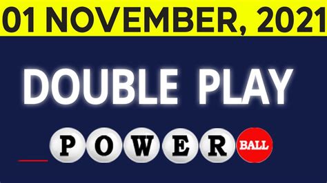 lottery double play drawing.